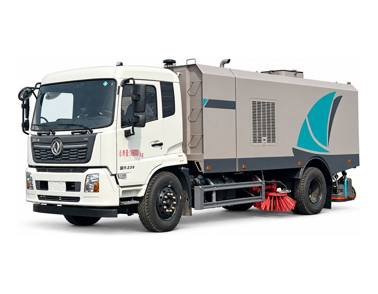 东风天锦干湿两用吸尘车 CLW5180TXC6SL 车辆图片