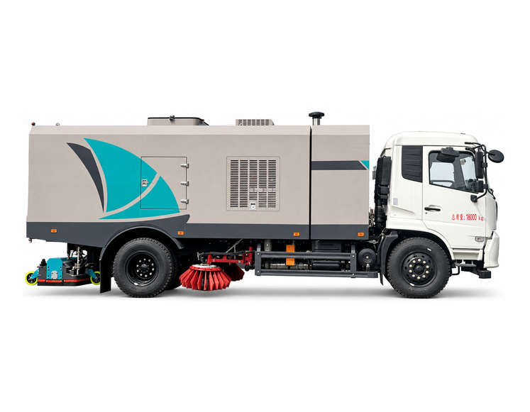 东风天锦干湿两用吸尘车 CLW5180TXC6SL 车辆图片