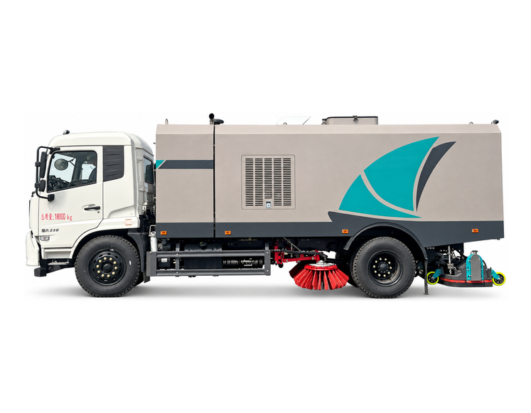 东风天锦干湿两用吸尘车 CLW5180TXC6SL 车辆图片
