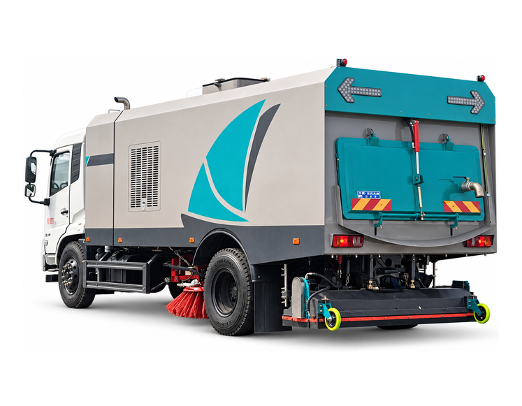 东风天锦干湿两用吸尘车 CLW5180TXC6SL 车辆图片