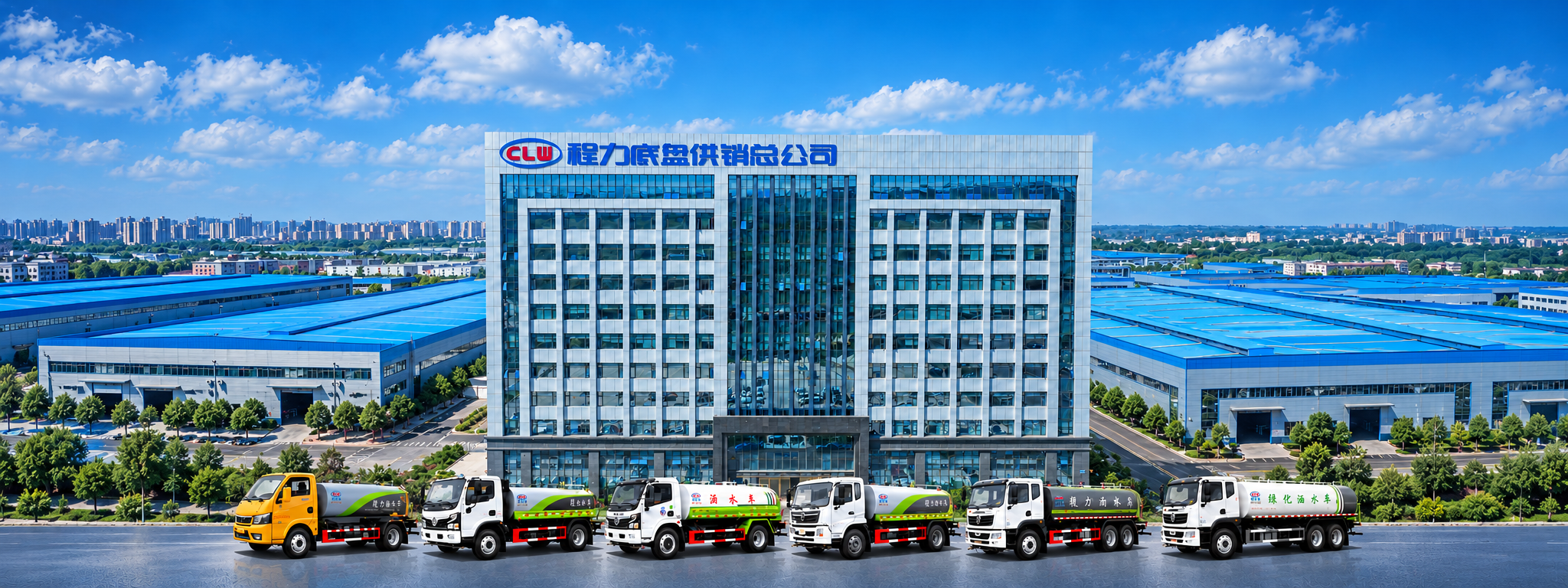 程力公司外景与洒水车系列