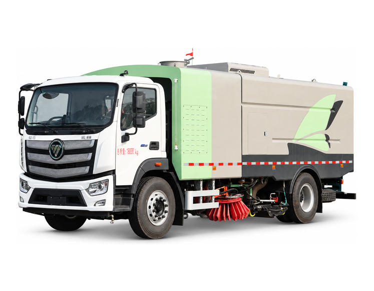 福田智蓝纯电动洗扫车 CLW5181TXSBEV6SL 车辆图片