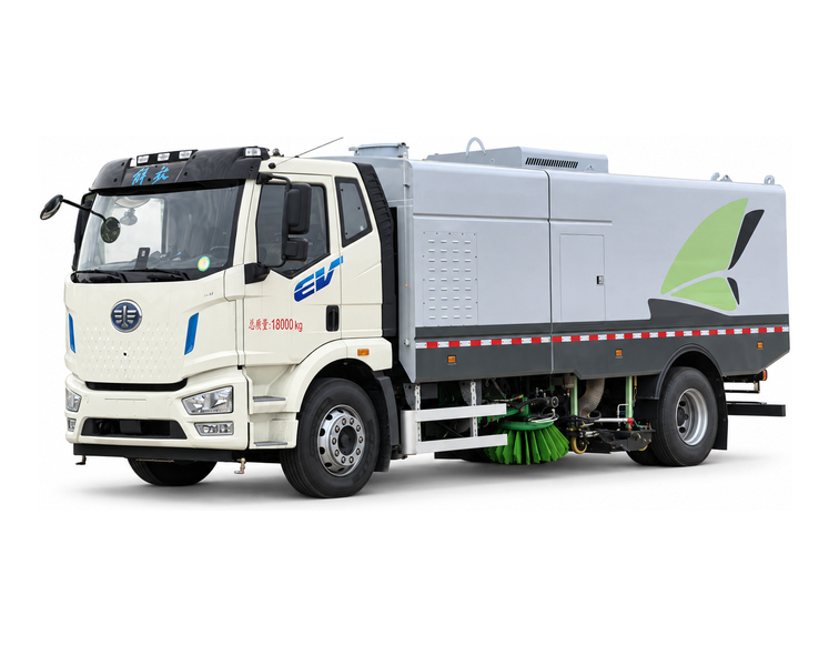 解放纯电动洗扫车 CL5180TXSBEVDP 车辆图片